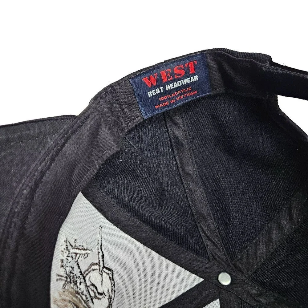 Native Pride Wolf Embroidered Cap Adjustable Fit WEST Best‎ Headwear Adjustable